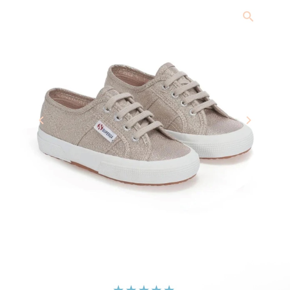 Superga Kids Rose Gold Sneakers